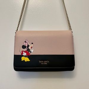 Minnie MousexKate Spade Crossbody Purse with Chain